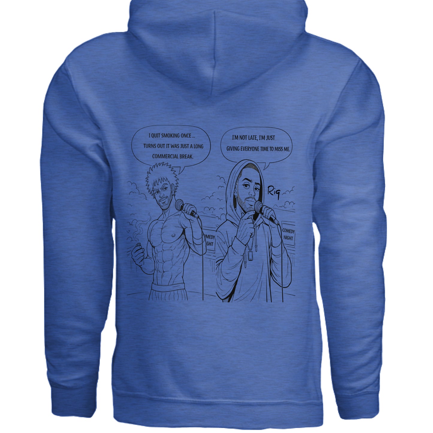 Heather Sport Royal - BACK